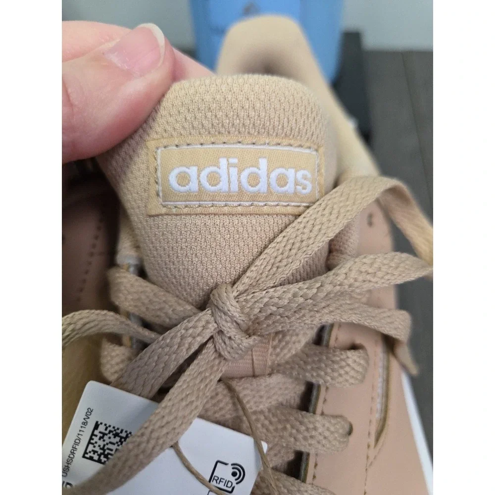 Adidas Court Shoes Sneakers‎  Magic Beige Men's Size 8  Womens 9.5 NEW